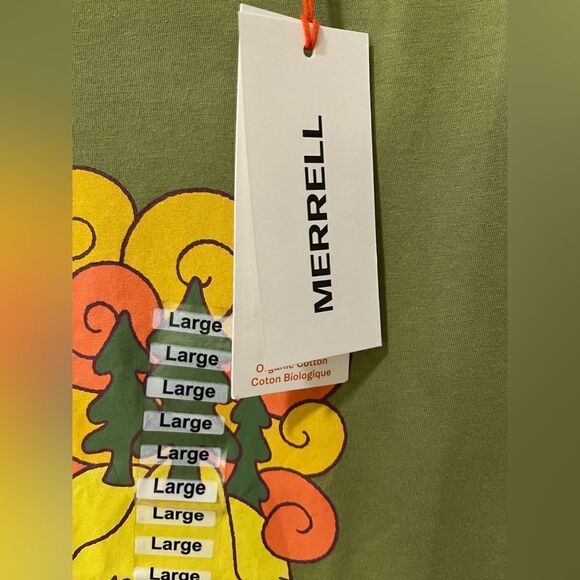 NWT MERRELL Groovy Tee Mosstone Green Women’s Size Large - Picture 4 of 6